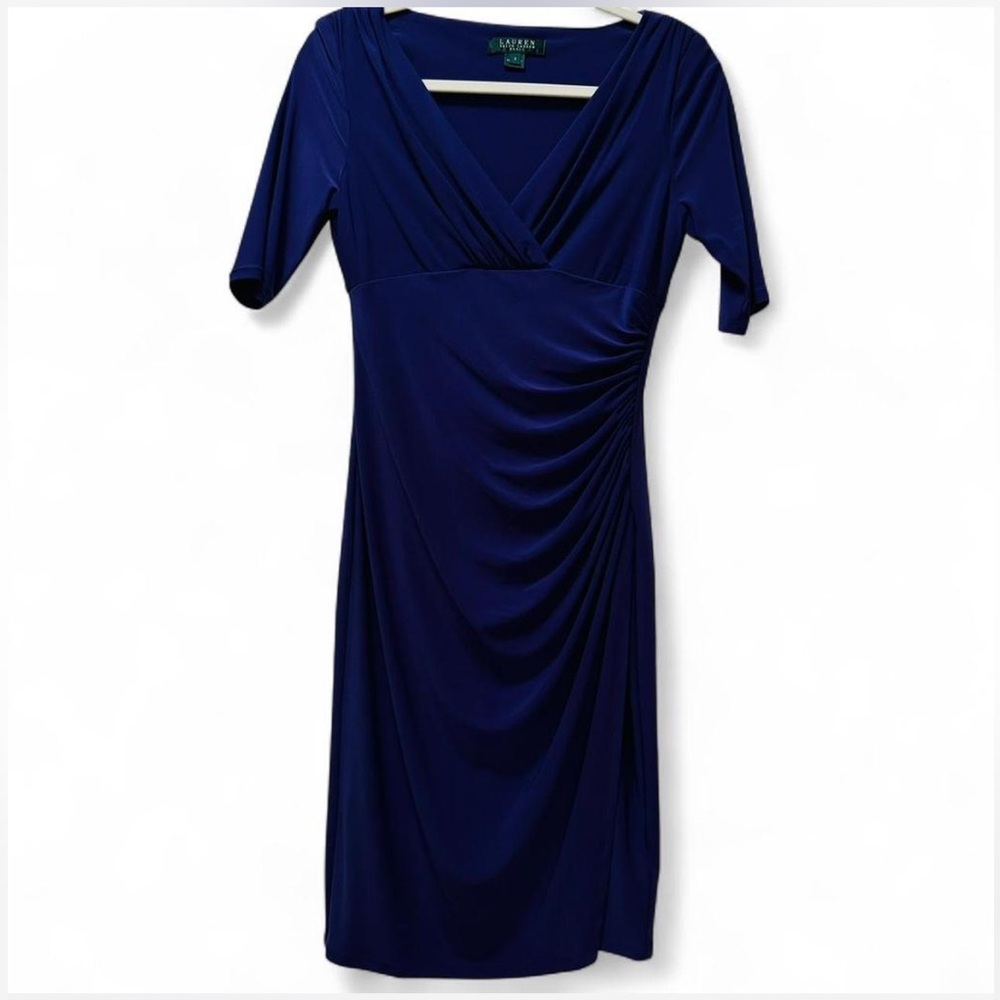 [|NWOT|] Ralph Lauren—Purple Midi Cocktail Dress
